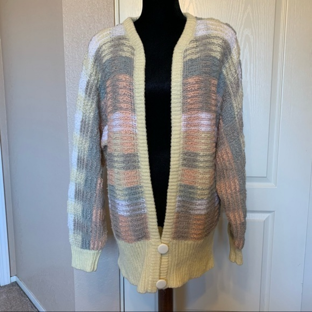 Vintage Lindsay Scott Cardigan Sweater‎ Size Medium